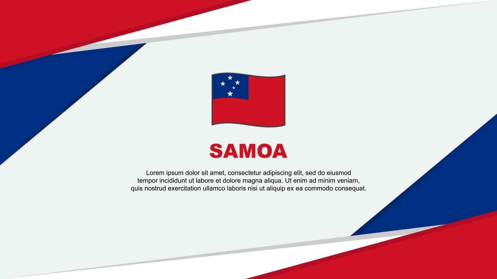 samoa drapeau abstrait Contexte conception modèle. samoa indépendance journée bannière dessin animé vecteur illustration. samoa