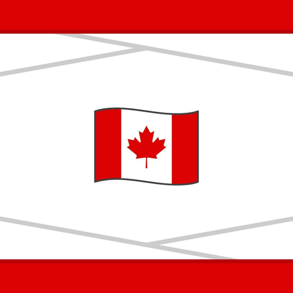 Canada drapeau abstrait Contexte conception modèle. Canada indépendance journée bannière social médias poste. Canada vecteur