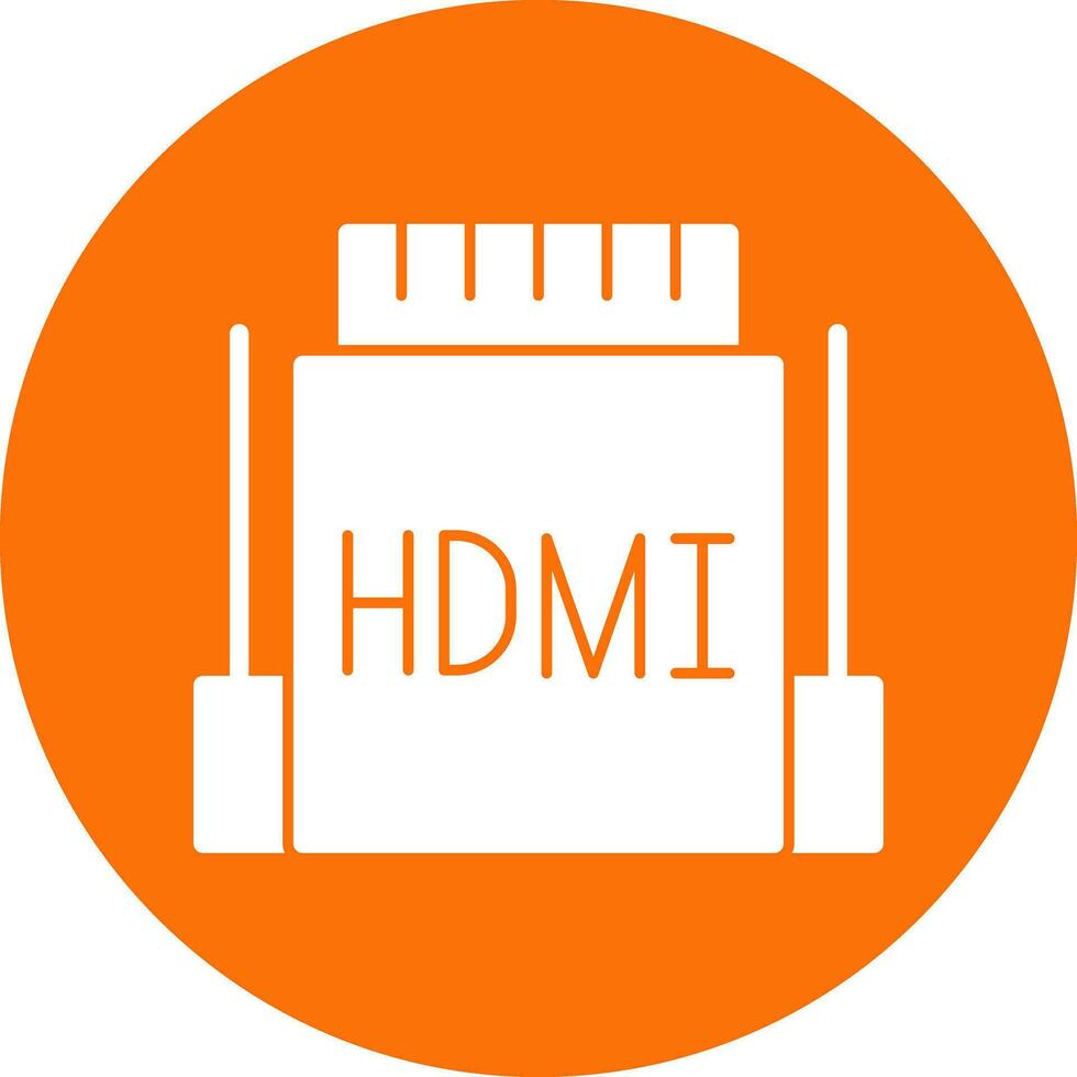 hdmi vecteur icône conception