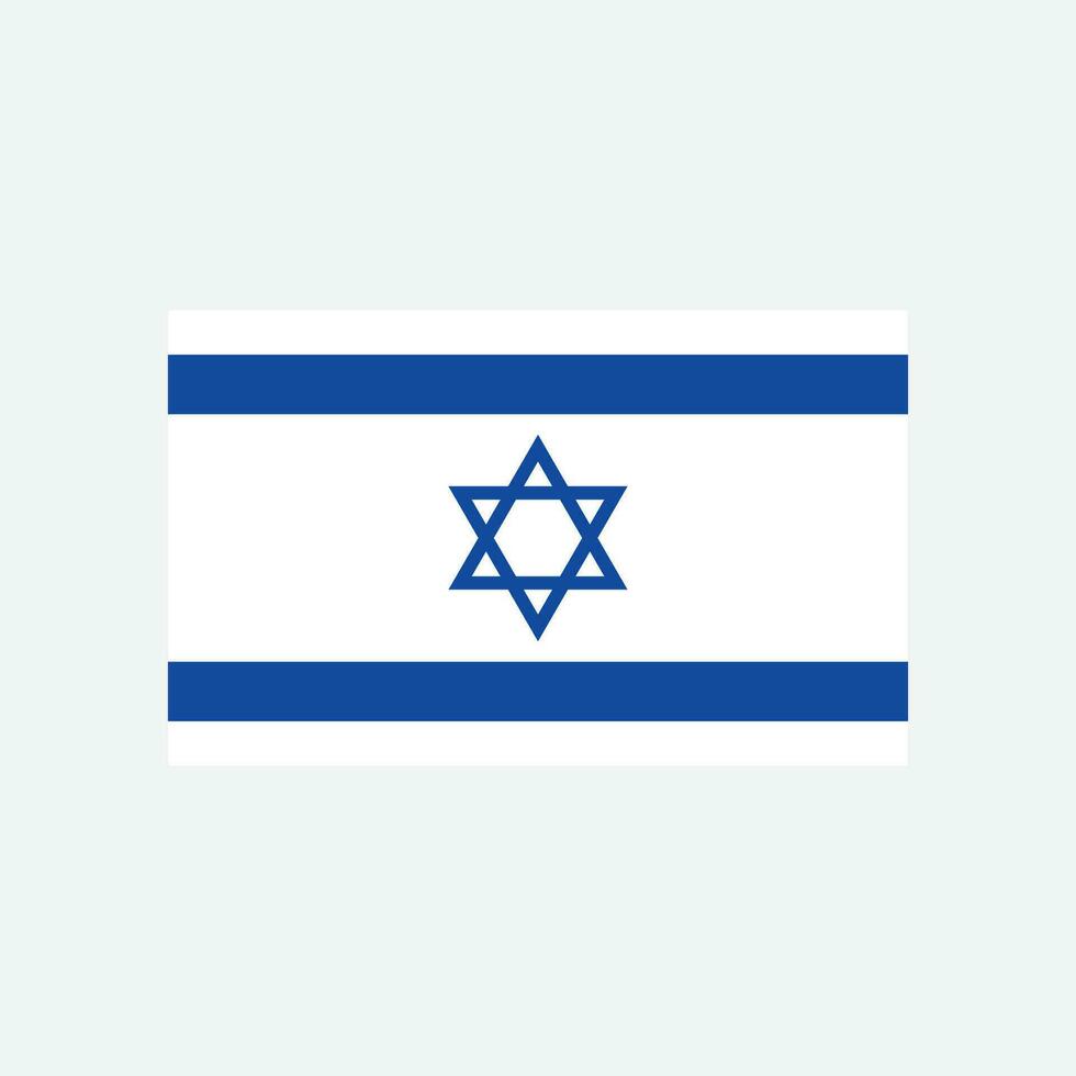 drapeau de Israël vecteur illustration