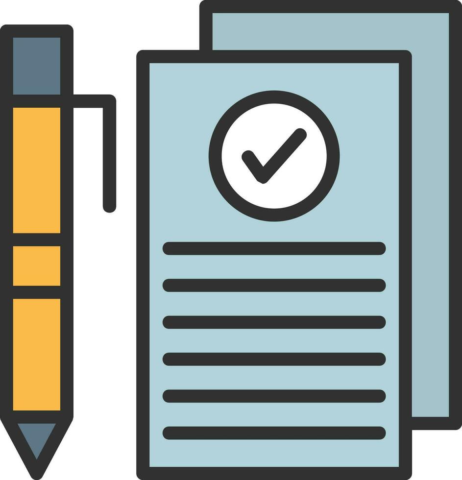 conception d'icône de vecteur de liste de contrôle