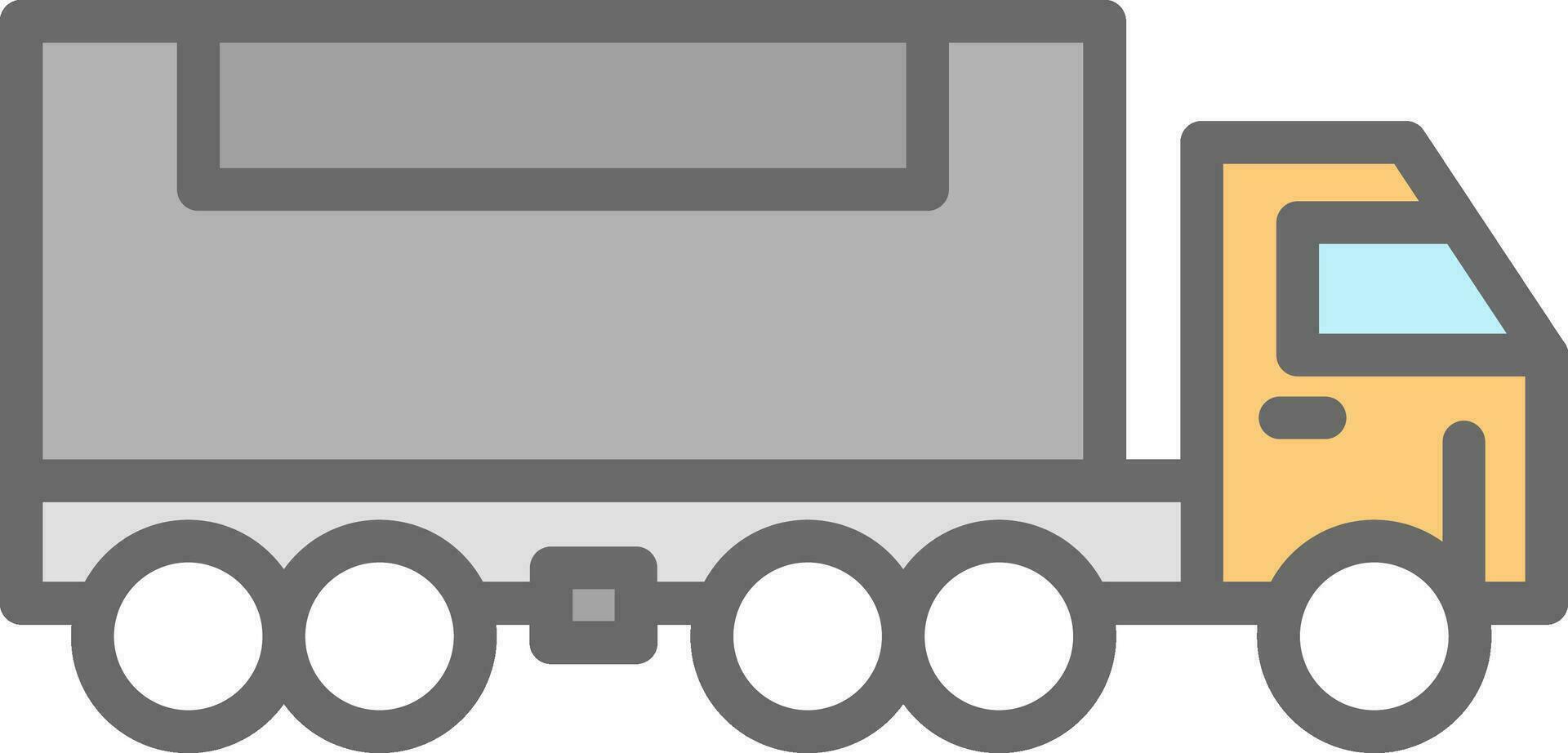 conception d'icône de vecteur de camion