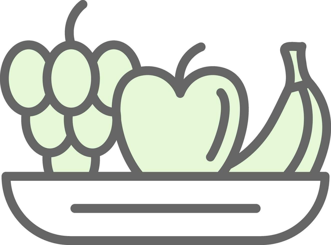 fruit salade vecteur icône conception