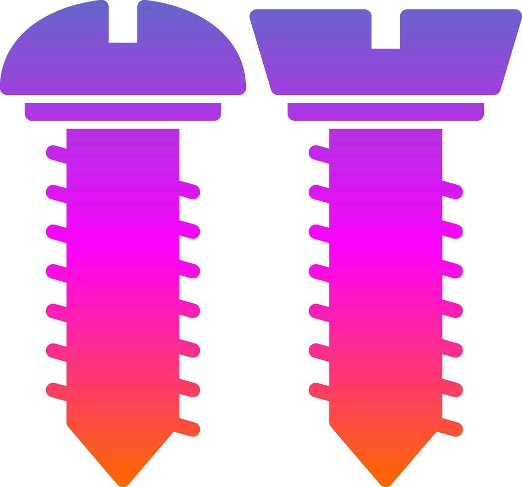 des vis vecteur icône conception