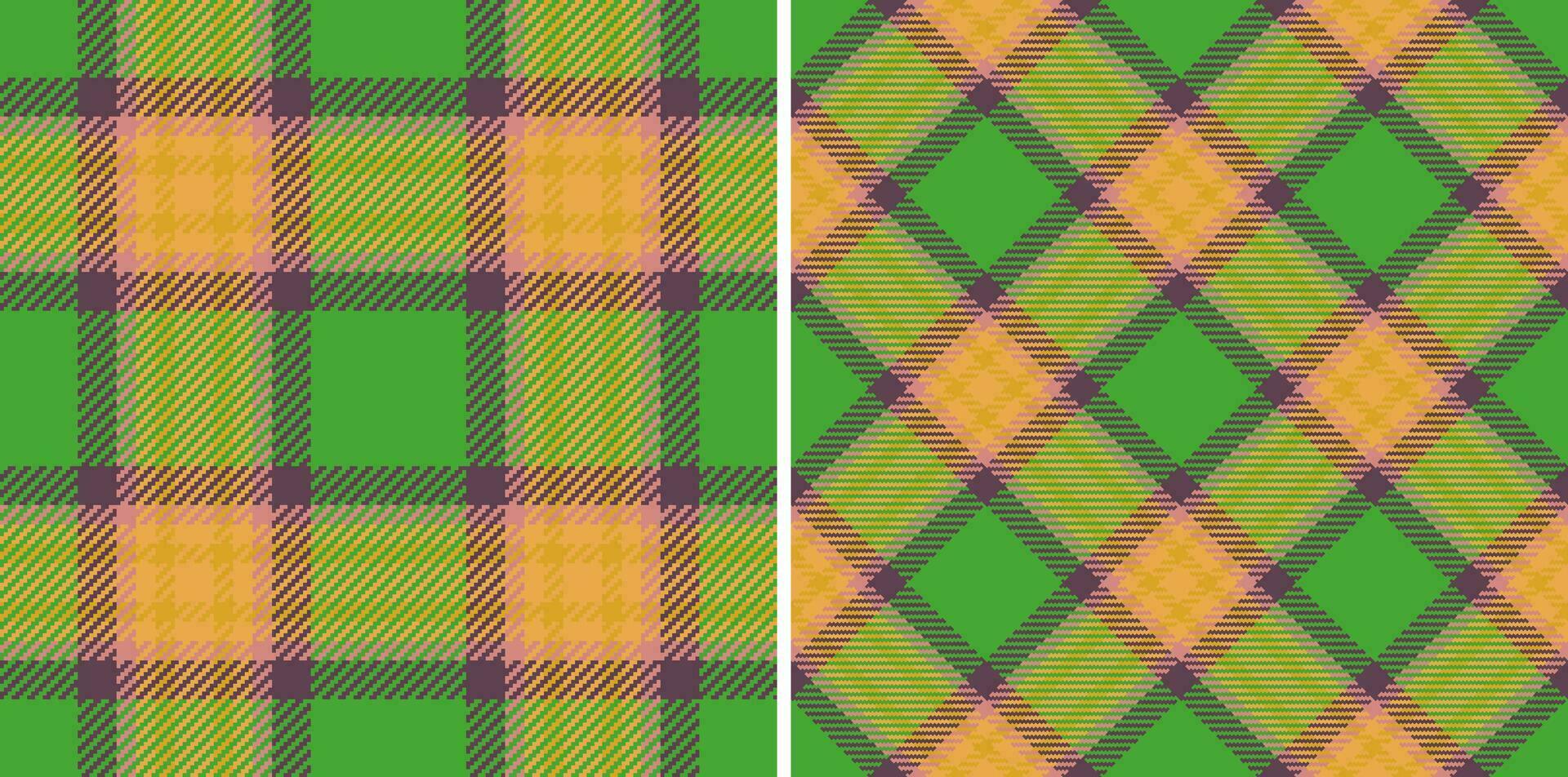 textile en tissu plaid de texture vérifier modèle avec une Contexte tartan vecteur transparent.