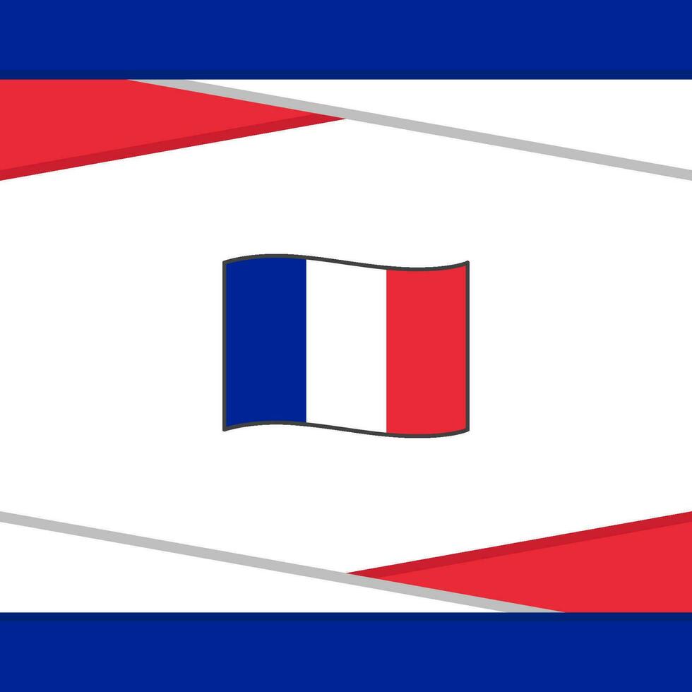 France drapeau abstrait Contexte conception modèle. France indépendance journée bannière social médias poste. France vecteur