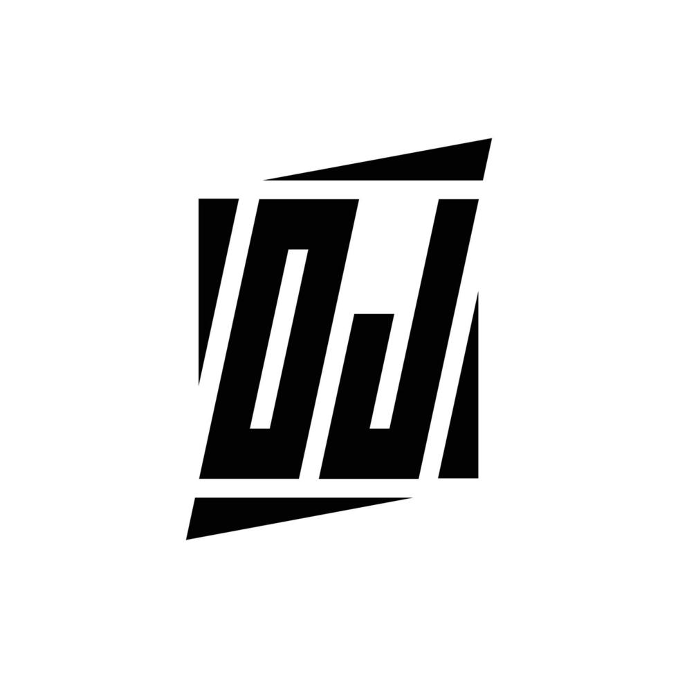 modèle de conception de monogramme de logo vecteur