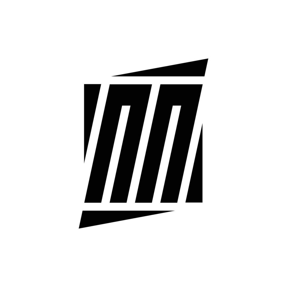 modèle de conception de monogramme de logo vecteur