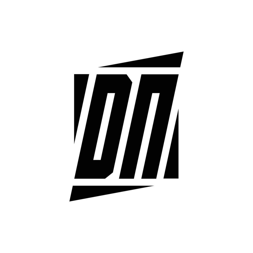 modèle de conception de monogramme de logo vecteur