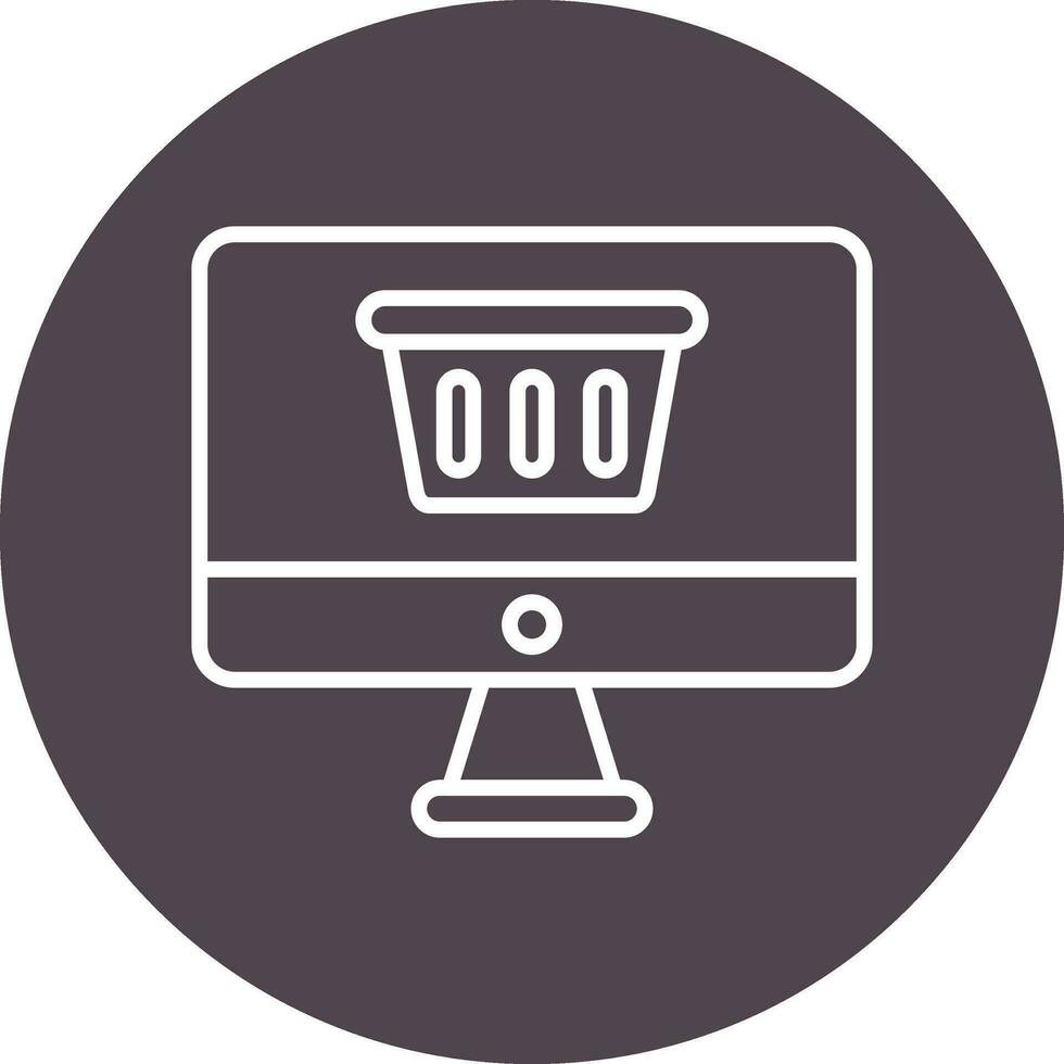 icône de vecteur d'achat en ligne