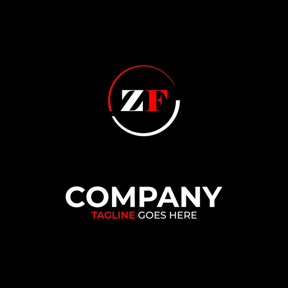 zf Créatif moderne des lettres logo conception modèle vecteur