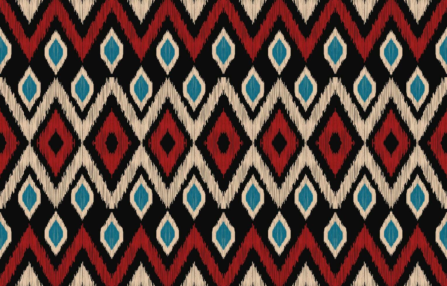 ethnique abstrait ikat art. aztèque ornement imprimer. géométrique ethnique modèle sans couture Couleur Oriental. conception pour Contexte ,rideau, tapis, fond d'écran, vêtements, emballage, batique, vecteur illustration.