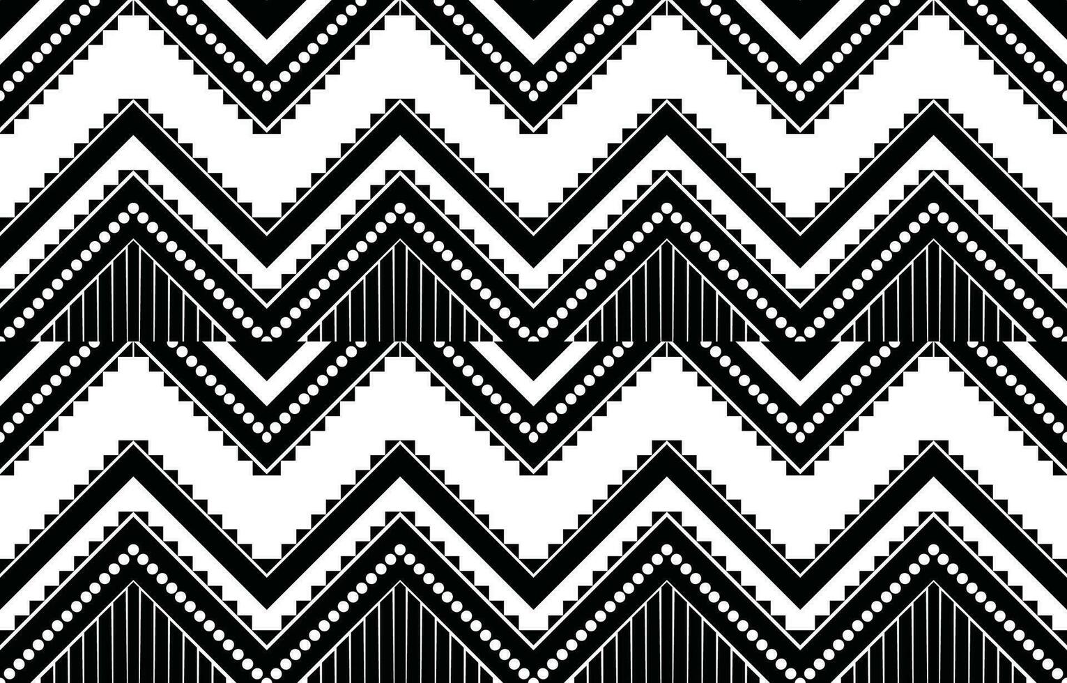 aztèque sans couture modèle. couverture textile impression texture tribal conception, géométrique symboles pour logo, cartes, en tissu décoratif travaux. traditionnel impression vecteur illustration. sur noir et blanc Contexte.