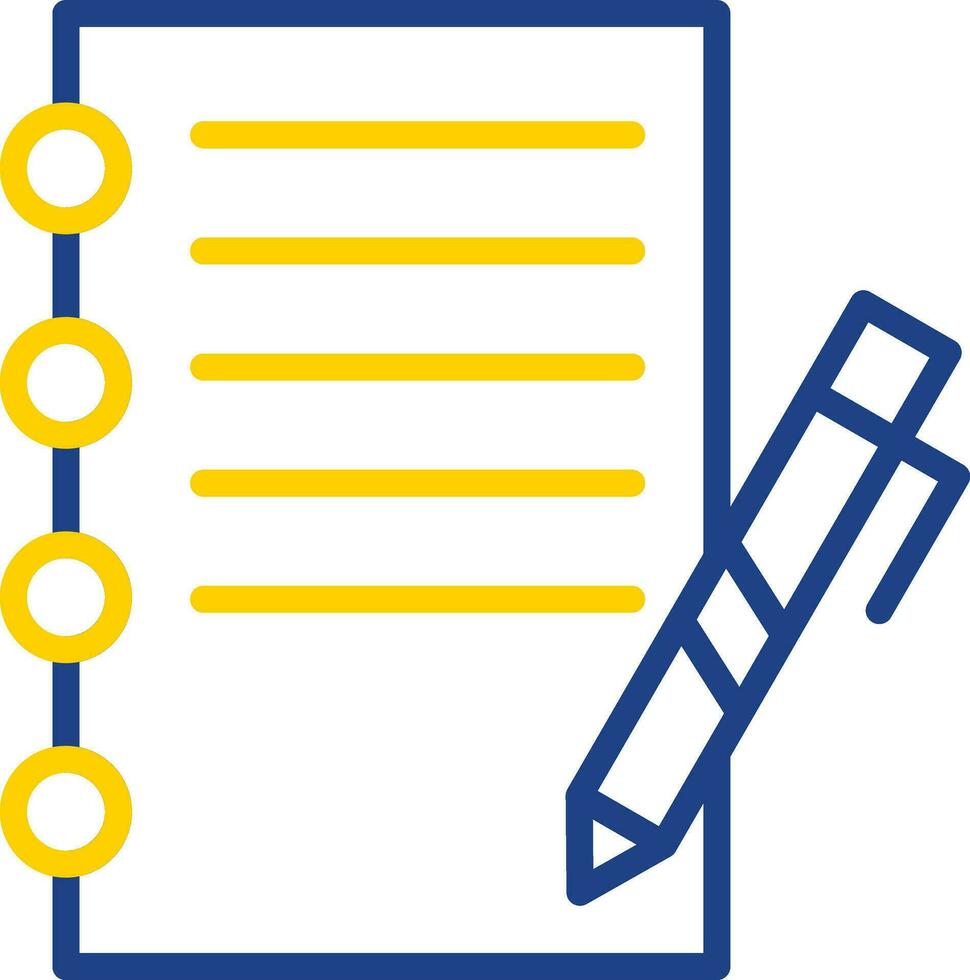 bloc-notes vecteur icône conception
