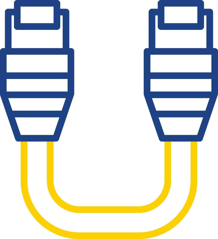 conception d'icônes vectorielles ethernet vecteur