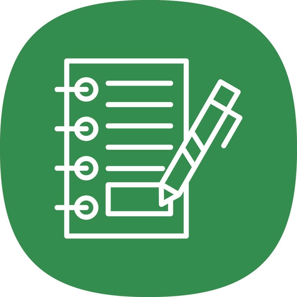 bloc-notes vecteur icône conception