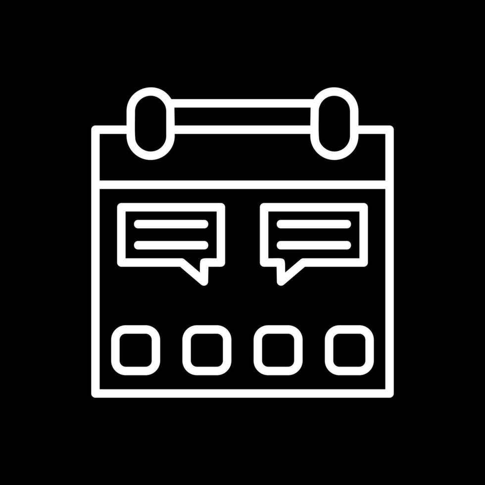 conception d'icône de vecteur de calendrier
