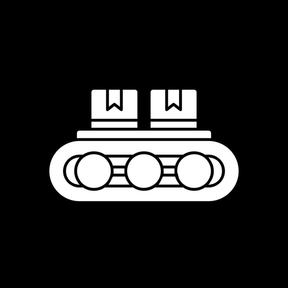 conception d'icône de vecteur de bande transporteuse