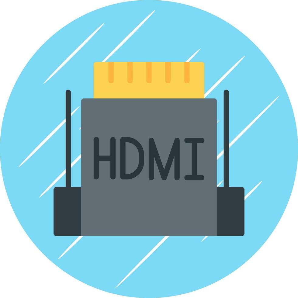 hdmi vecteur icône conception