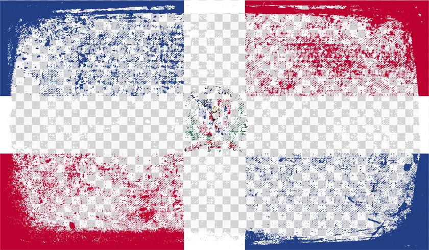 Drapeau de style Grounge, illustration vectorielle vecteur