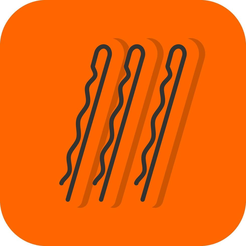 cheveux clips vecteur icône conception
