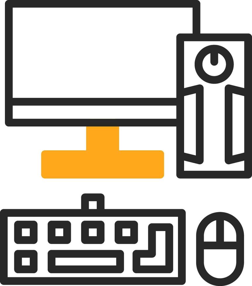 conception d'icône de vecteur d'ordinateur