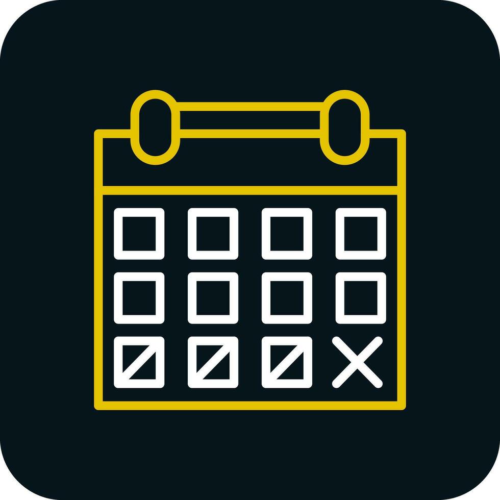 conception d'icône de vecteur de calendrier