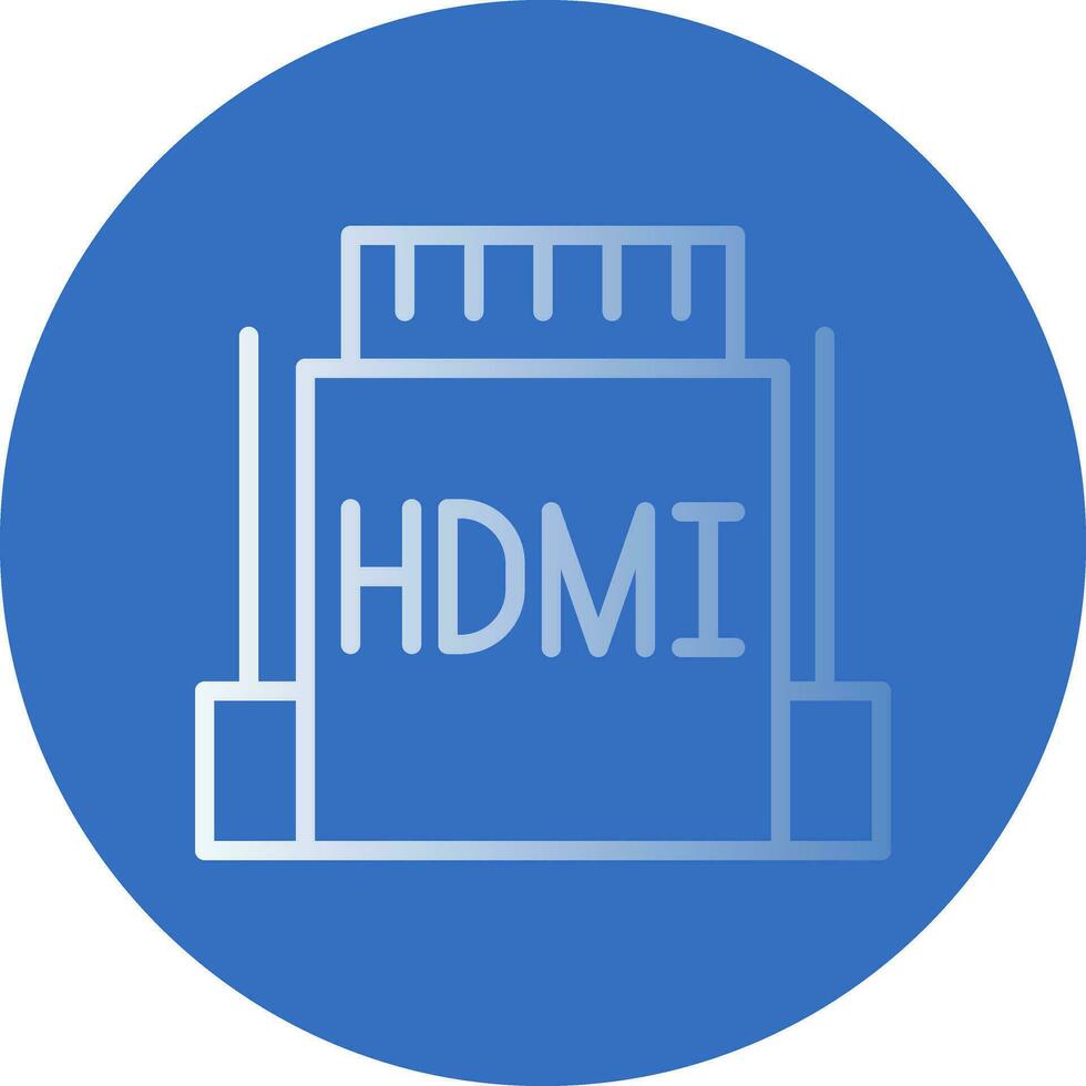 hdmi vecteur icône conception