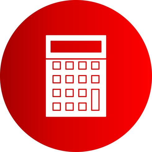 icône de calculatrice de vecteur