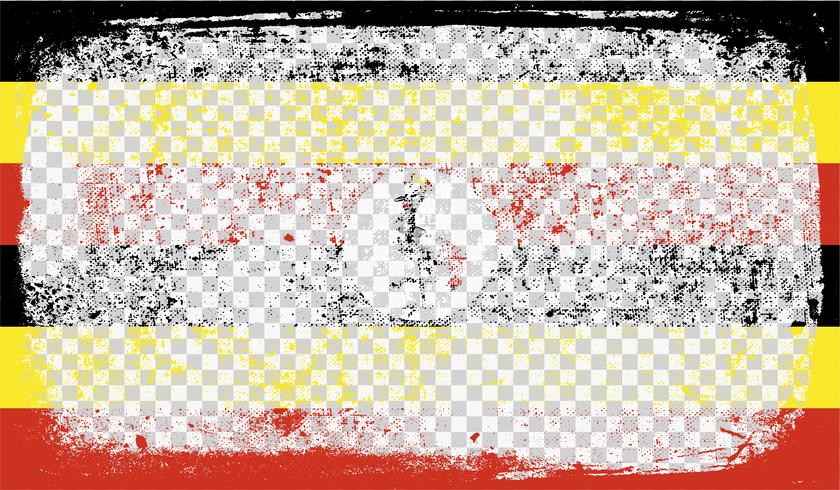 Drapeau de style Grounge, illustration vectorielle vecteur