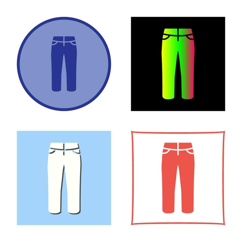 icône de vecteur de pantalon