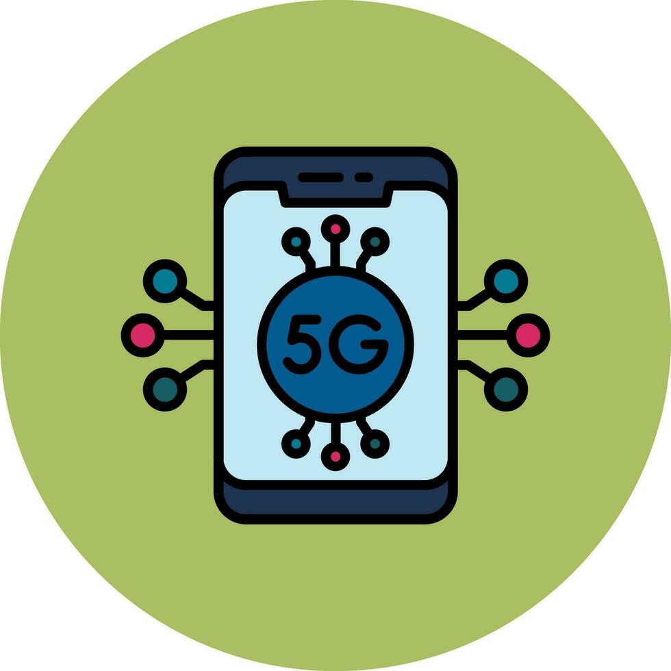 icône de vecteur 5g