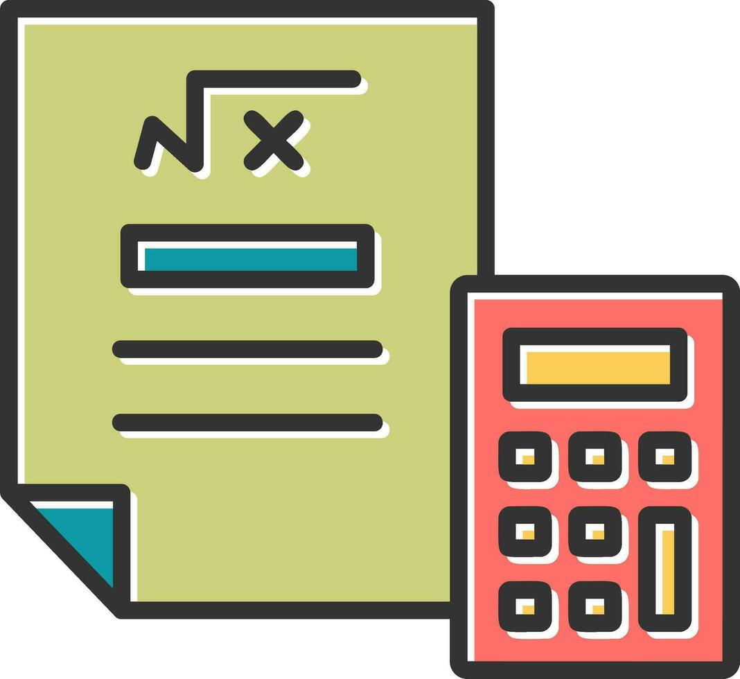 icône de vecteur de mathématiques