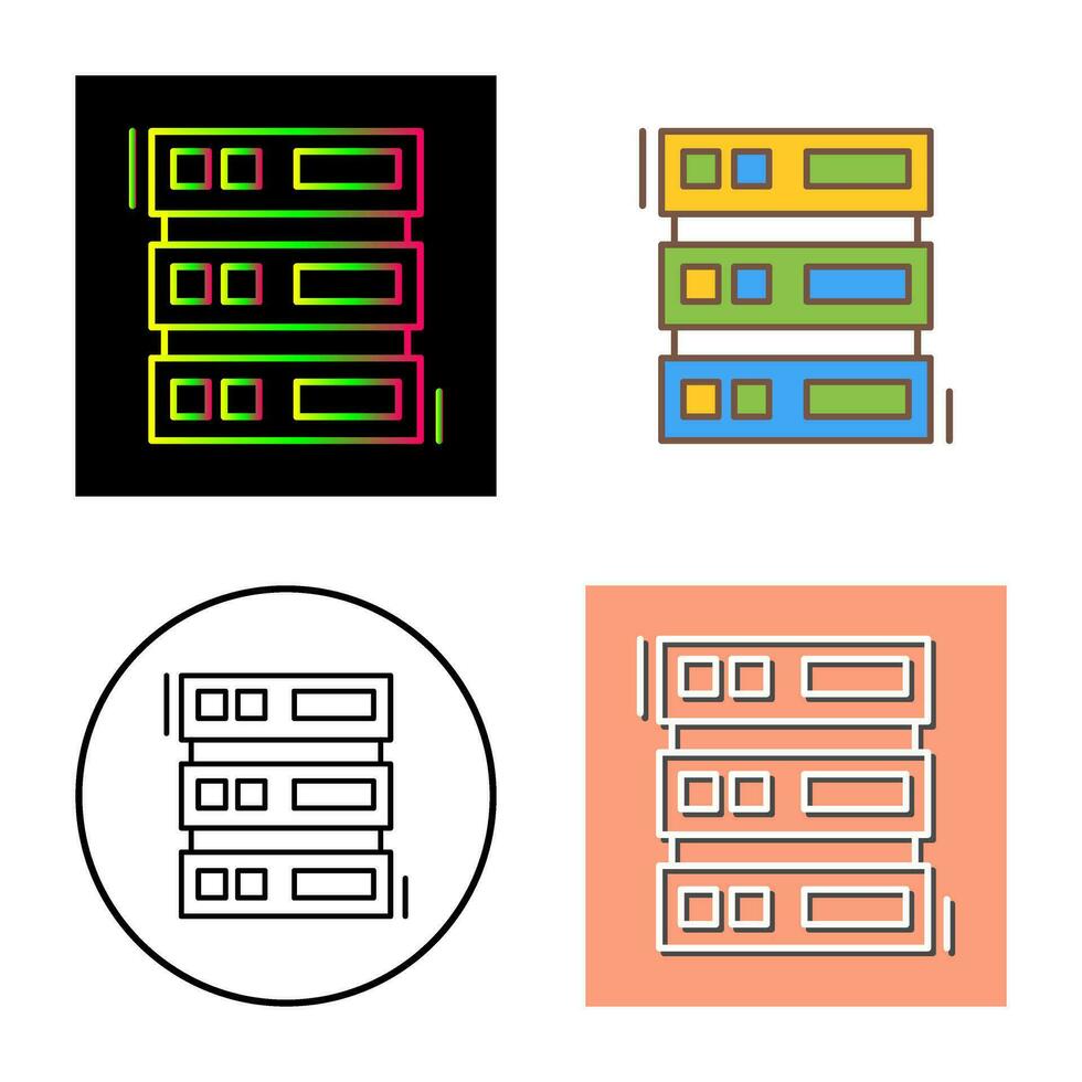 icône de vecteur de serveur