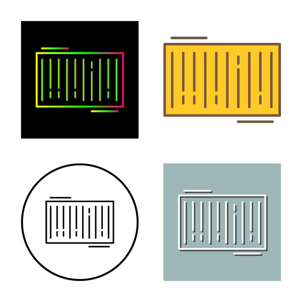 icône de vecteur de code à barres