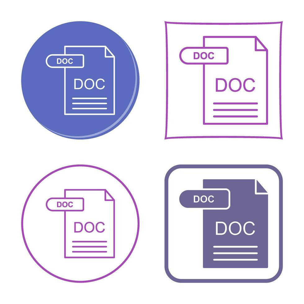 icône de vecteur de document