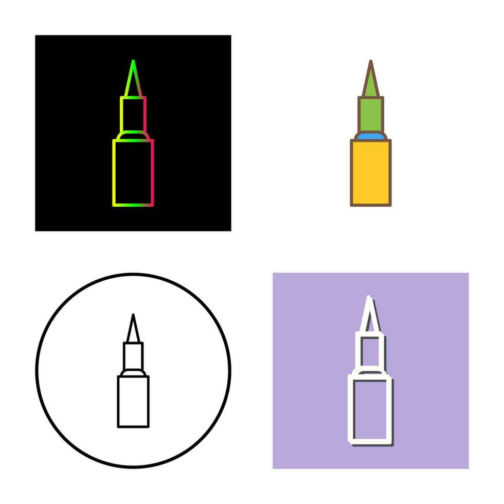 icône de vecteur de cosmétiques kajal