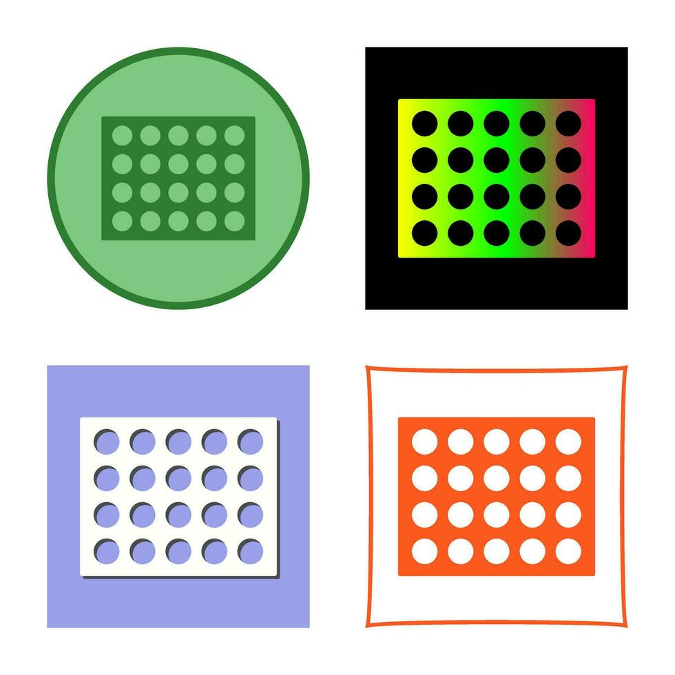 icône de vecteur de palette colorée