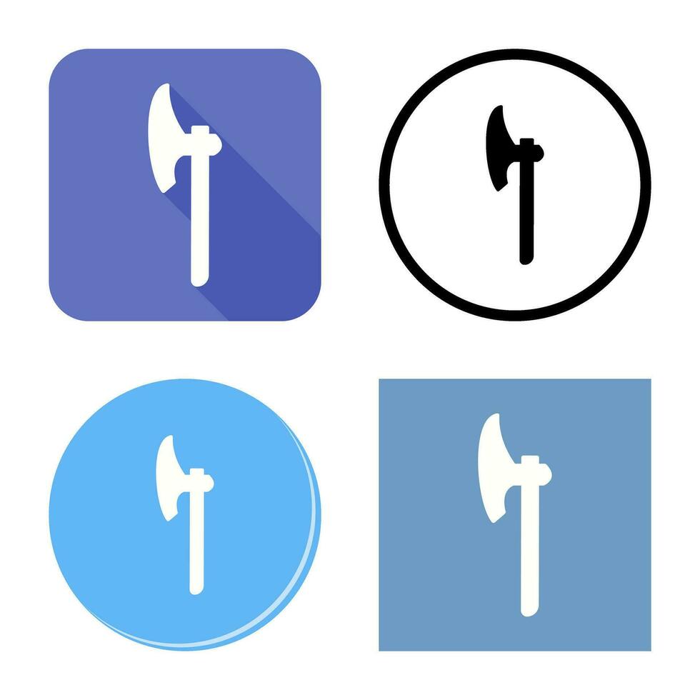 icône de vecteur de hache unique