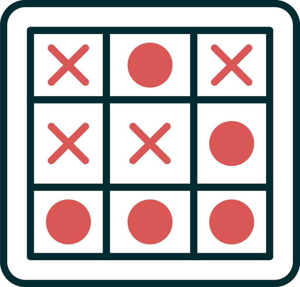 icône de vecteur tic tac toe