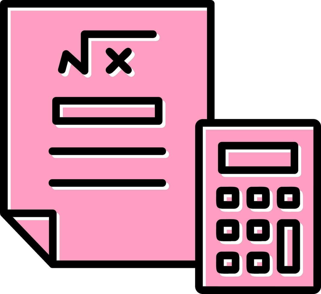 icône de vecteur de mathématiques