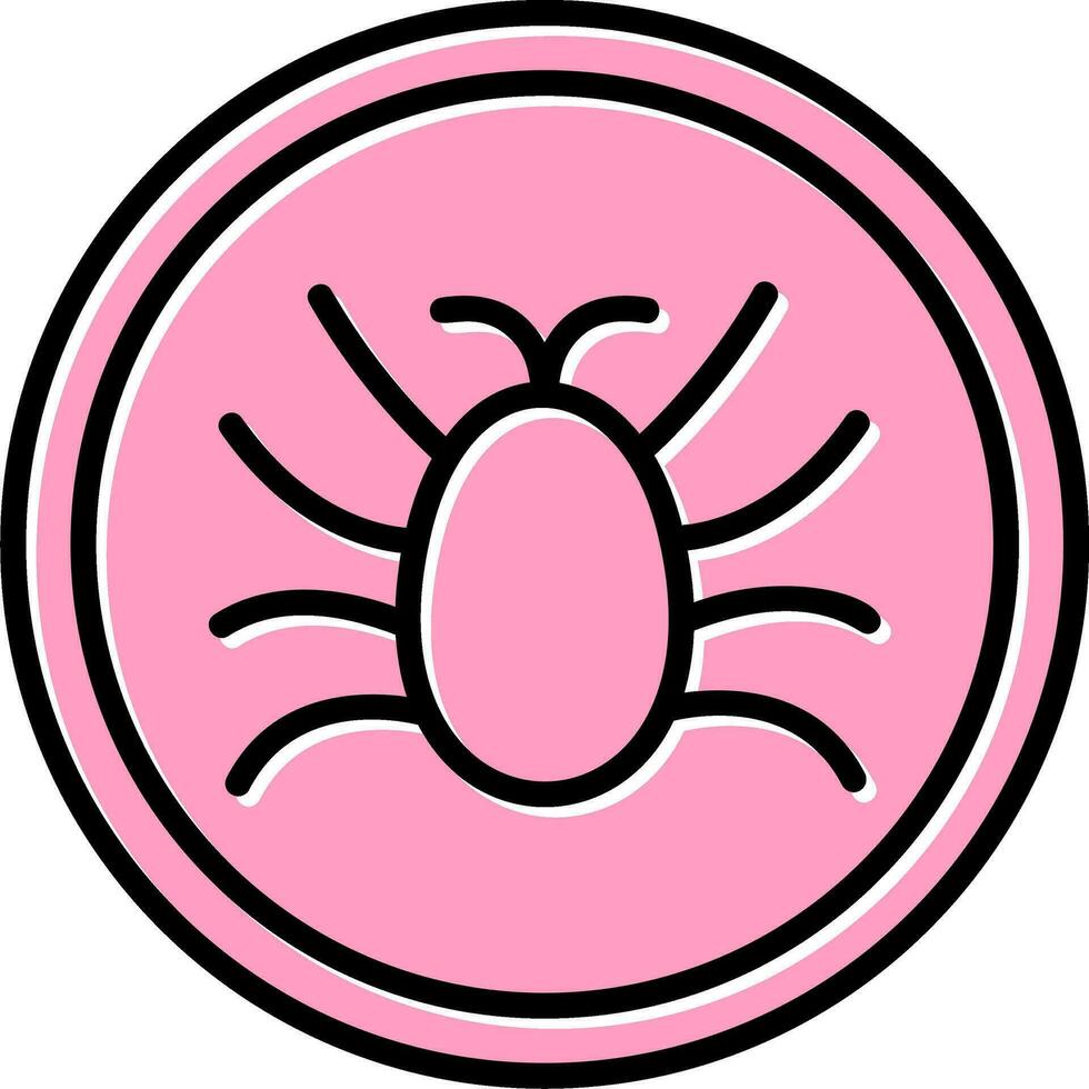 parasite vecteur icône