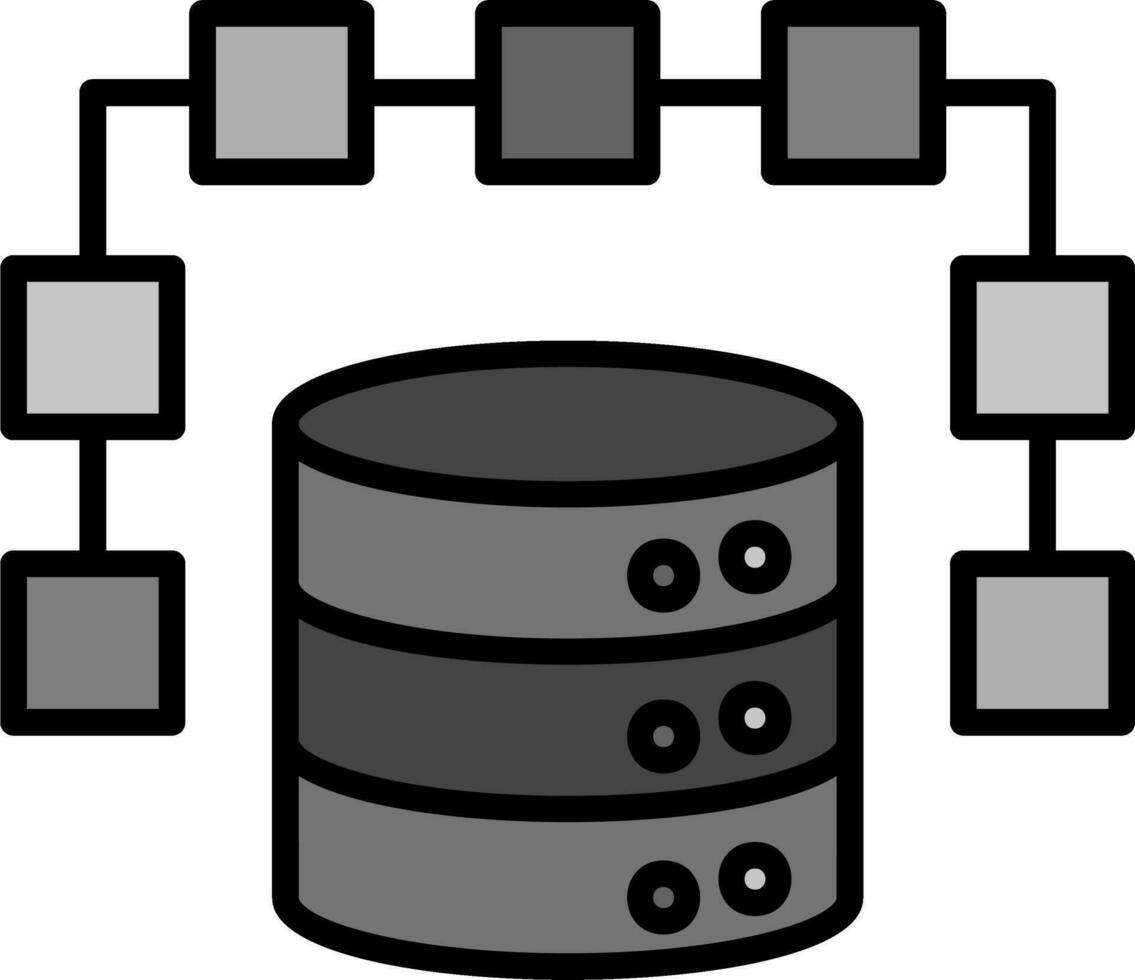 icône de vecteur de données structurées