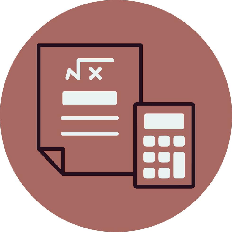 icône de vecteur de mathématiques