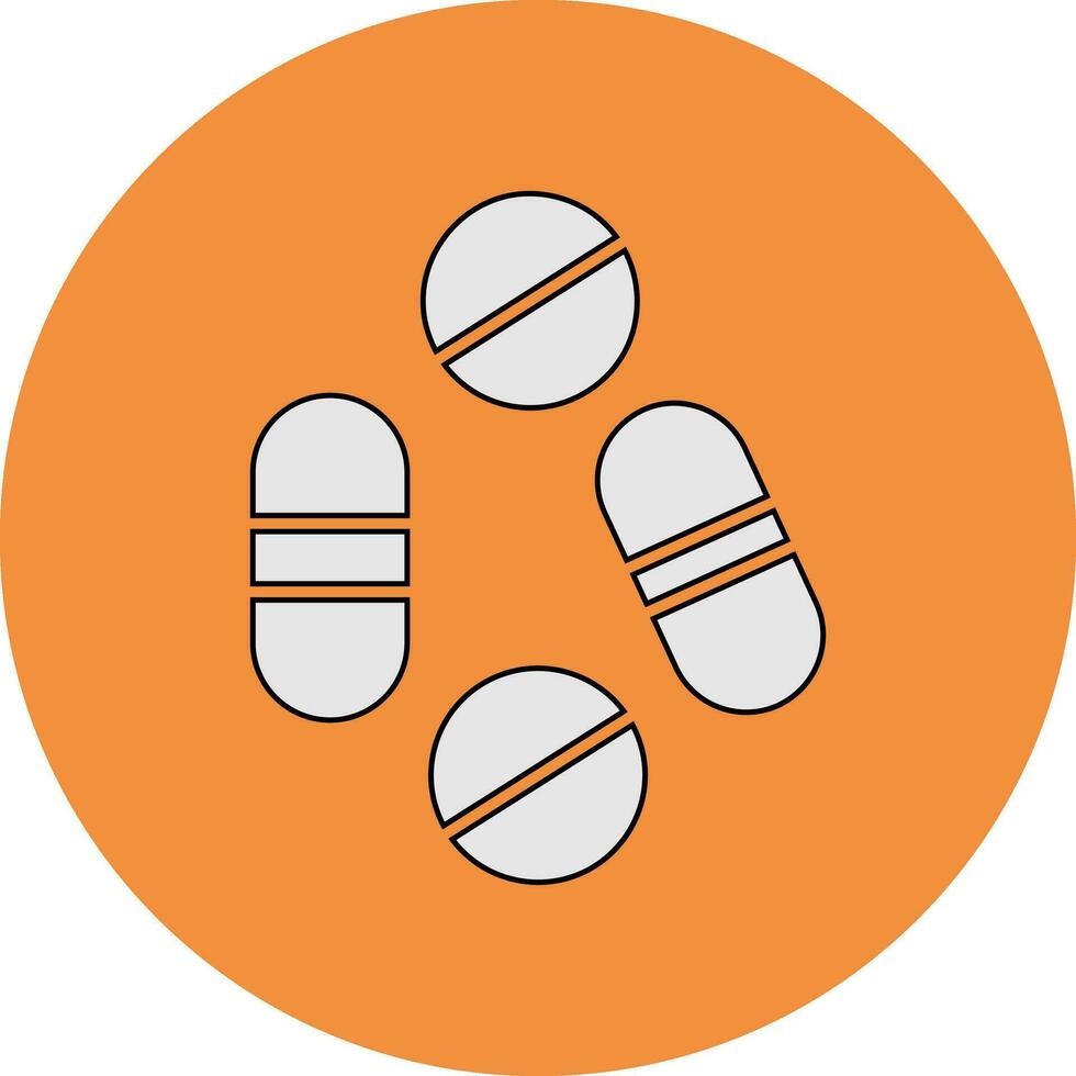 icône de vecteur de pilules