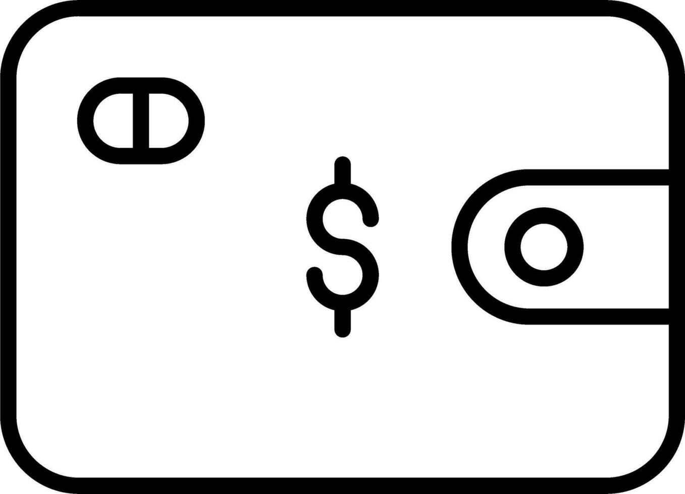 icône de vecteur de portefeuille