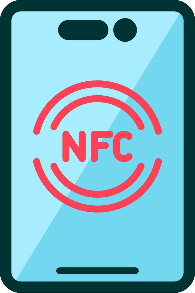 nfc vecteur icône