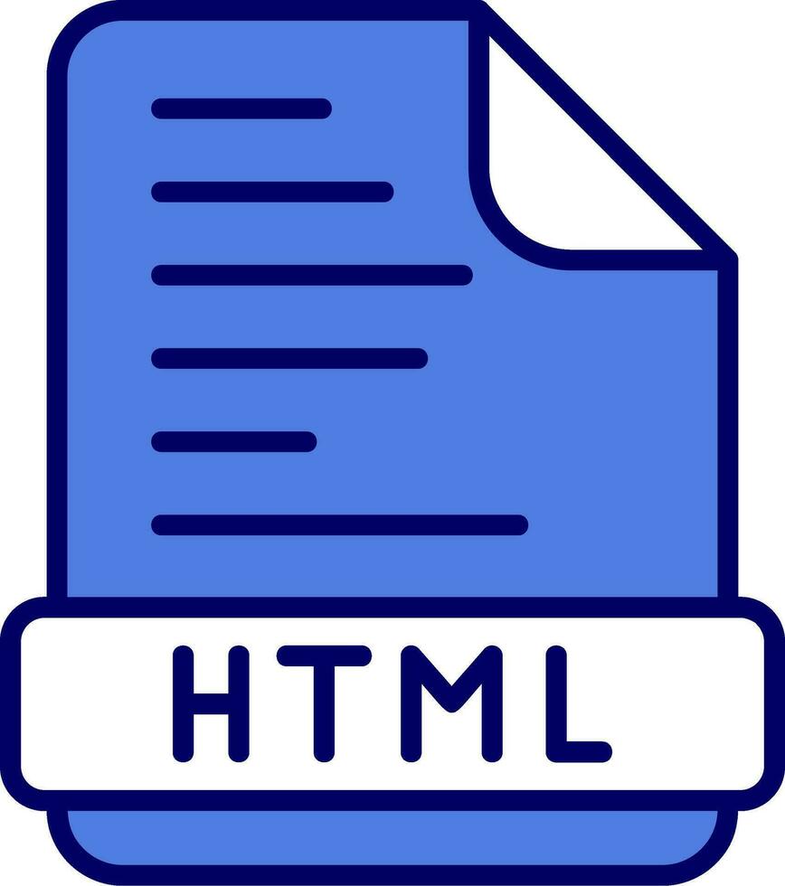 icône de vecteur html