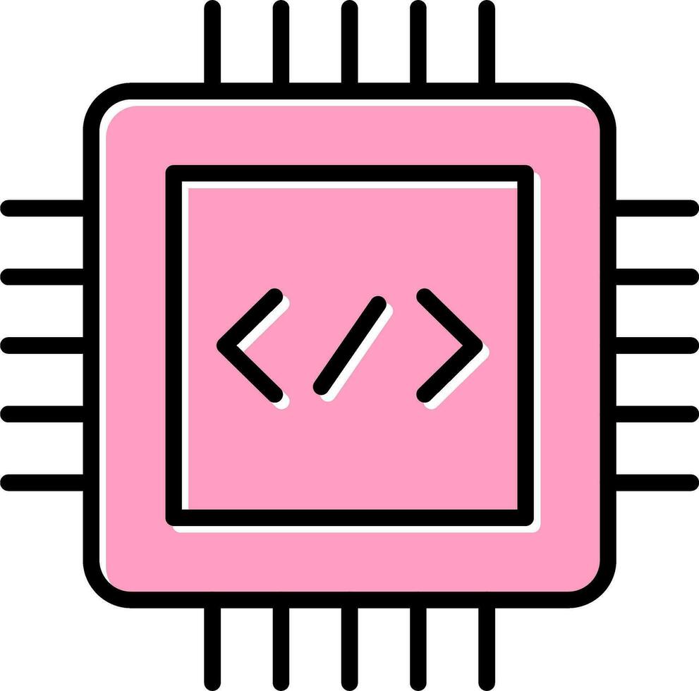 icône de vecteur de processeur