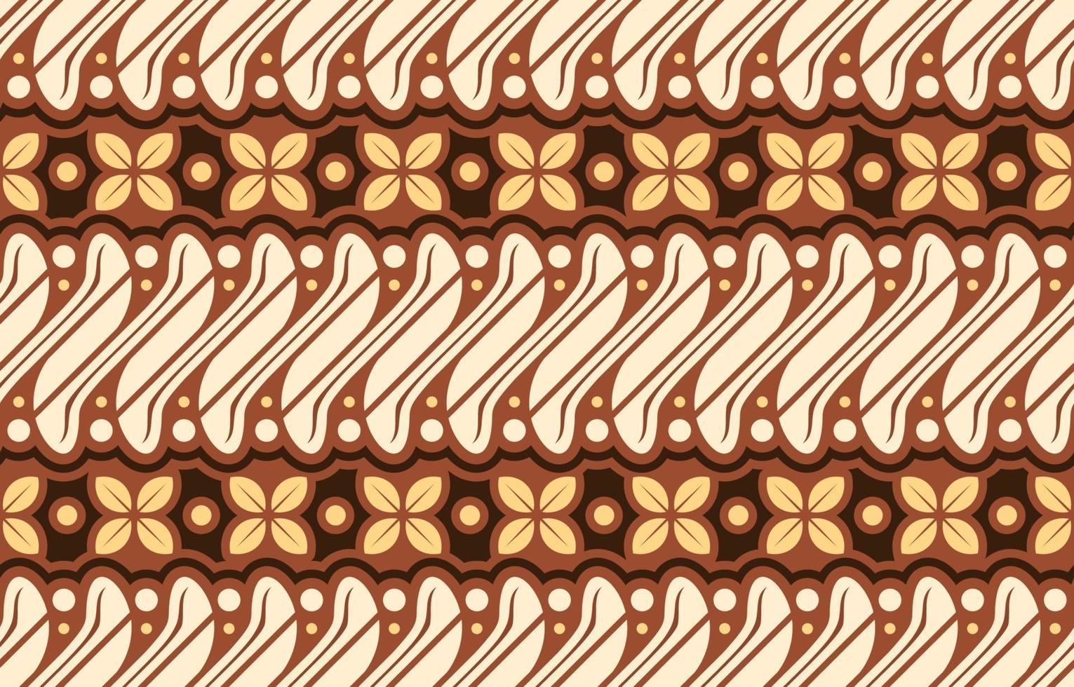 modèle sans couture de batik parang vecteur